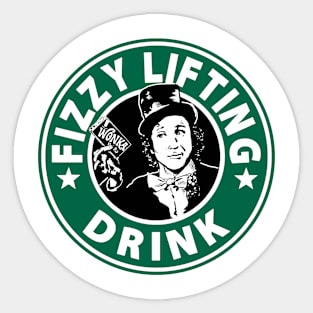 Willy Wonka Starbucks Sticker